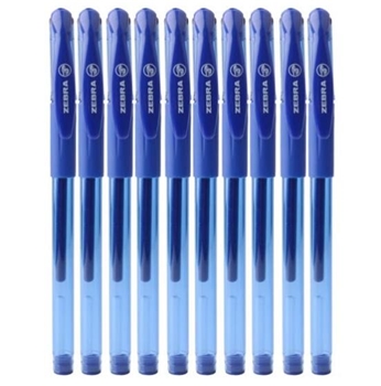 Zebra brand (ZEBRA) C-JJ100 straight-type neutral pen 0.5mm blue 10 loaded