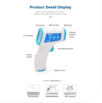 Factory Stock Temperature Gun Digital Infrared Thermometer